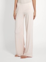 Thumbnail for your product : Skin Double-layer Cotton Pyjama Trousers - Light Pink