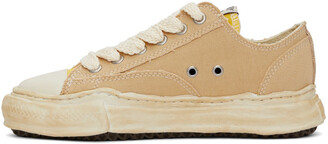 Miharayasuhiro Yellow Over-Dyed OG Sole Peterson Sneakers