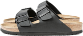 Thumbnail for your product : Birkenstock Black Birko Floor Arizona Sandals