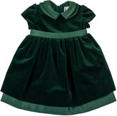 Thumbnail for your product : Florence Eiseman Velvet Dress with Satin Trim, 2T-4T