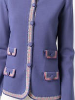 Thumbnail for your product : Emporio Armani Embroidered Short Cardi-Coat