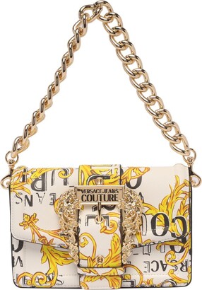 Versace Jeans Couture Baroque Buckle Chain-Linked Shoulder Bag