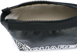 DSQUARED2 two-tone logo wash bag