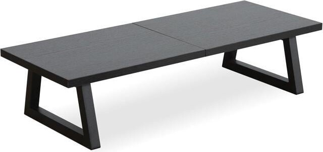 PISKEKAT TEAMIX 24 inch Monitor Stand Riser, Black Wood & Steel Computer Monitor Stand with Storage, Laptop, PC, Printer Stand Riser for Desktop Office Desk...