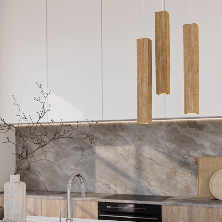 Etsy Wooden Hanging Ceiling Lamp Stalacticus Pendant Fixtures Lights For Kitchen Island