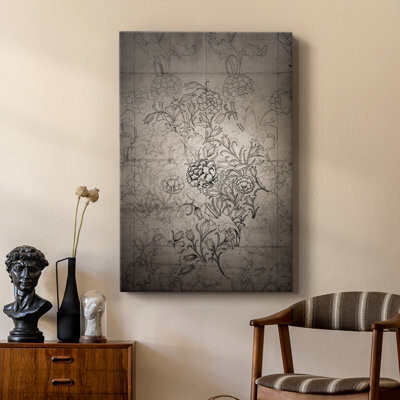 Astoria Grand Vintage Abstract Print CXL -Custom Wrapped Gallery Cavas