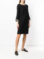Thumbnail for your product : Luisa Cerano contrasting sleeves shift dress