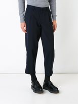 Thumbnail for your product : Kolor tapered cropped trousers