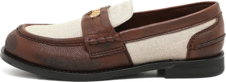 Miu Miu Pre-Owned Penny-Strap Loafers