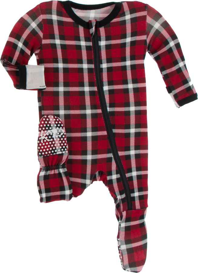 boys red plaid pajama pants