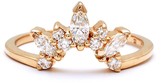 Thumbnail for your product : Anna Sheffield Marquise Diamond Butterfly Tiara Ring - Yellow Gold