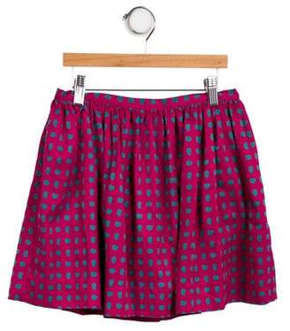 Ralph Lauren Girls' Printed Mini Skirt