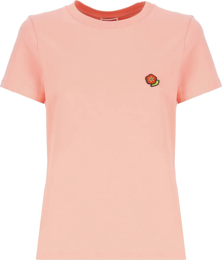 Kenzo Logo-Embroidered Cotton T-Shirt