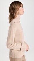 Thumbnail for your product : Autumn Cashmere Oversized Lay Back Collar Sweater with Cuffs