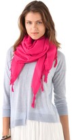 Thumbnail for your product : Love Quotes Knotted Tassel Linen Scarf