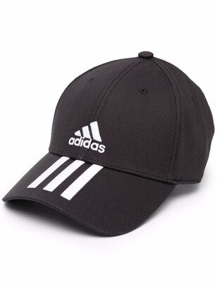 adidas Three-Stripe Baseball Cap - ShopStyle Hats