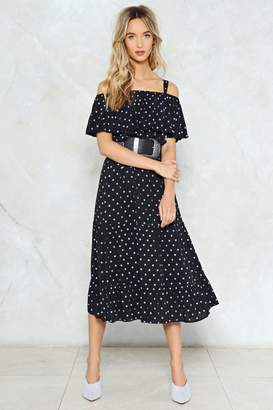 Nasty Gal In a Spot of Trouble Midi Dress