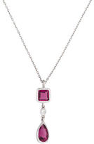 Thumbnail for your product : Tiffany & Co. 1.50ctw Pink Tourmaline & Diamond Pendant Necklace