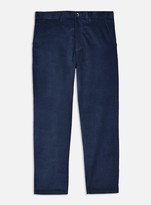 Thumbnail for your product : Topman Blue Hawtin Cropped Corduroy Trousers*