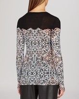 Thumbnail for your product : BCBGMAXAZRIA Top - Agda Lace Print