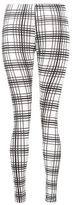 Thumbnail for your product : New Look Teens Monochrome Grid Check Leggings