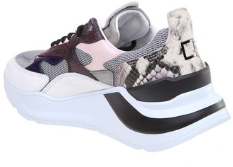 D.A.T.E Fabric Leather Sneakers