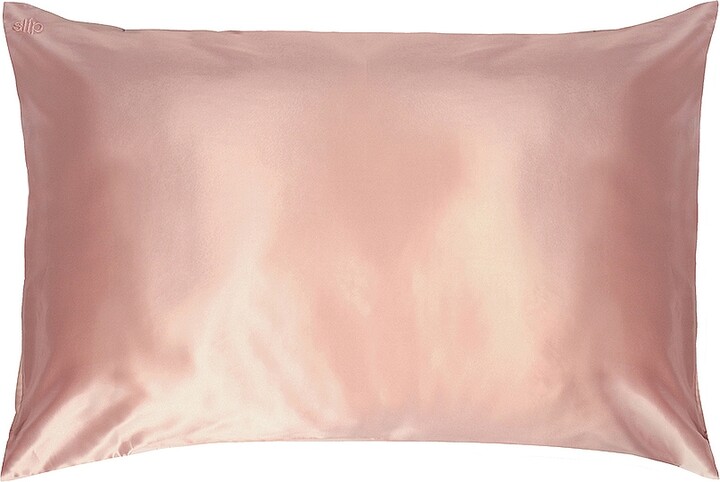 slip Queen/Standard Pure Silk Pillowcase in Pink