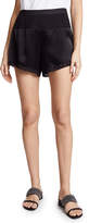 Thumbnail for your product : Alexander Wang T by Heavy Draped Satin Shorts