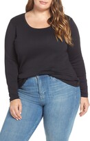 Thumbnail for your product : Caslon Melody Long Sleeve Scoop Neck Tee