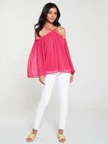Thumbnail for your product : Very StrappySwing Top - Hot Pink