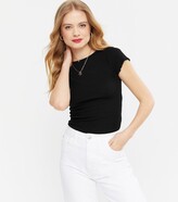 Thumbnail for your product : New Look Frill Trim Cap Sleeve T-Shirt