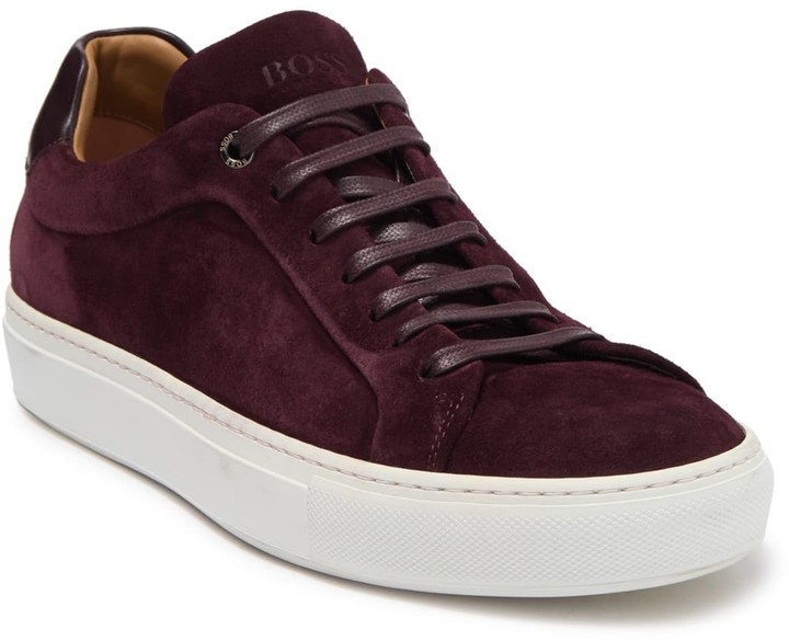 hugo boss mirage tennis leather sneaker