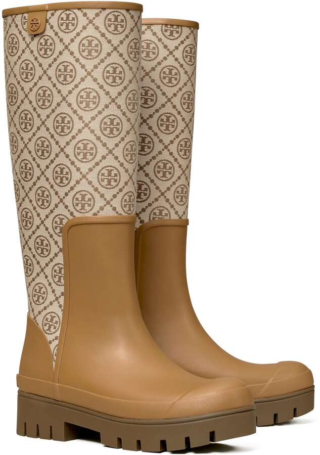 Tory Burch T Monogram Foul Weather Boot - ShopStyle