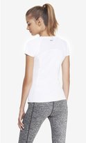 Thumbnail for your product : Express Exp Core Short Sleeve Mixed Fabric Tee