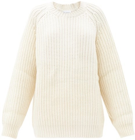 oversize cream sweater