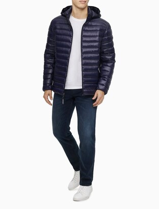 Calvin Klein Hooded Packable Jacket - ShopStyle Outerwear