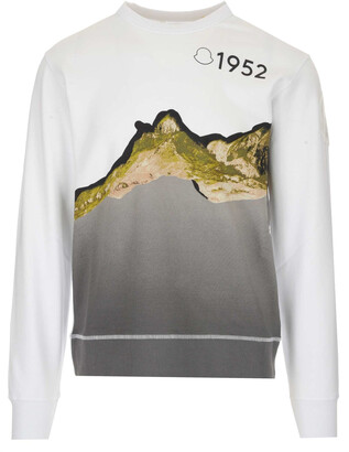 MONCLER GENIUS Moncler 1952 Mountain Print Sweatshirt - ShopStyle