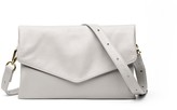 Thumbnail for your product : Holly & Tanager Explorer Leather Crossbody Clutch In Cream