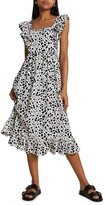 Thumbnail for your product : River Island Animal Print Ruffle Dress