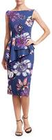 Thumbnail for your product : Chiara Boni Hannika Floral Peplum Dress