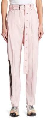 Proenza Schouler Belted Wool-Blend Pants