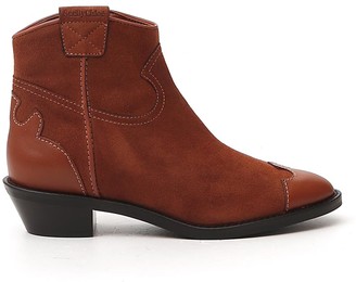 See by Chloe Pointed-Toe Ankle Boots