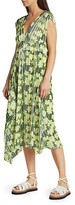 Thumbnail for your product : 3.1 Phillip Lim Floral Print Pleated Midi Dress
