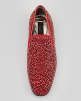 Thumbnail for your product : Donald J Pliner Pascow Jeweled Loafer, Red