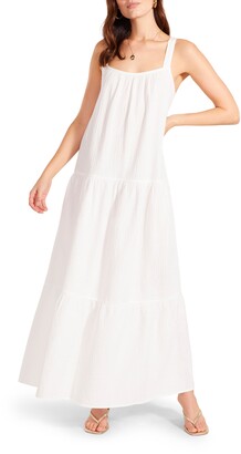 BB DAKOTA X STEVE MADDEN BB Dakota Arianna Sleeveless Tiered Cotton Maxi Dress