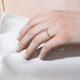 Thumbnail for your product : Shahla Karimi 14K Gold & White Diamond Freedom Ring