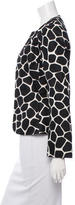 Thumbnail for your product : Paule Ka Giraffe Print Collarless Jacket