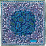 Thumbnail for your product : Duchamp Paisley Pocket Square-Purple