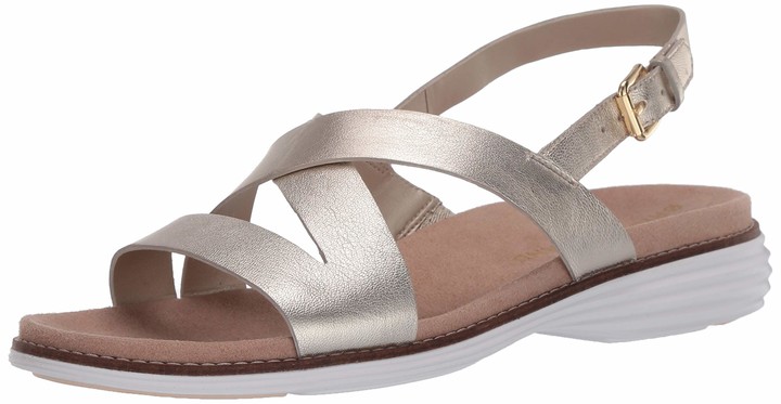 cole haan gold sandals