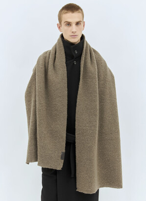 Lemaire Maxi Fluffy Scarf - Man Scarves Khaki One Size